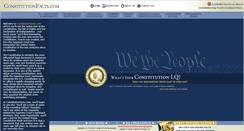 Desktop Screenshot of constitutionfacts.com